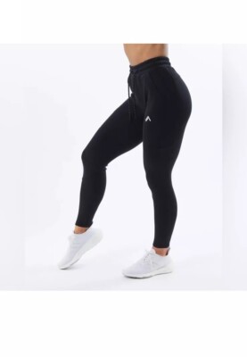 ALPHALETE WOMEN'S ELMTS ZIP JOGGER -Black Size XS
