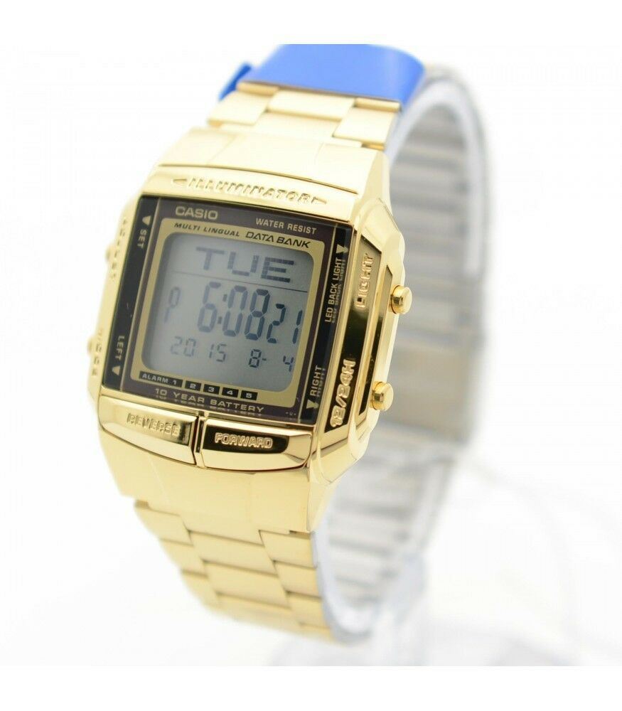 新品未使用　CASIOデータバンク　DB-360G-9 ゴールド 楽天市場】CASIO カシオ DB-360G-9ADATA BANK データバンク