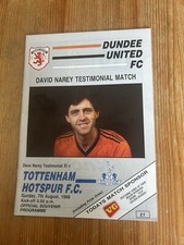 David Narey Testimonial Match V Tottenham 1988