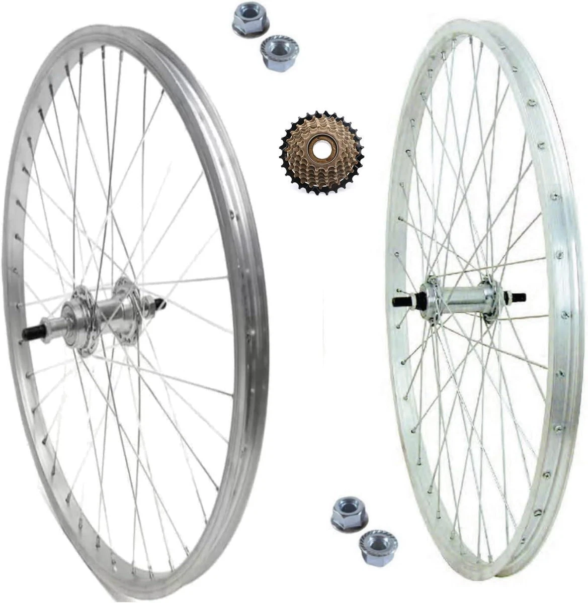 RUOTA BICI POSTERIORE MTB 29 8 11 V BOX CASSETTA FRENO A DISCO QR SGANCIO RAPIDO PROFILO ALTO IN ALLUMINIO 1,385 KG