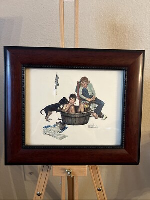 Norman Rockwell Me and My Pal The BaNORMAN ROCKWELL ME AND MY PAL: THE BATH 1954