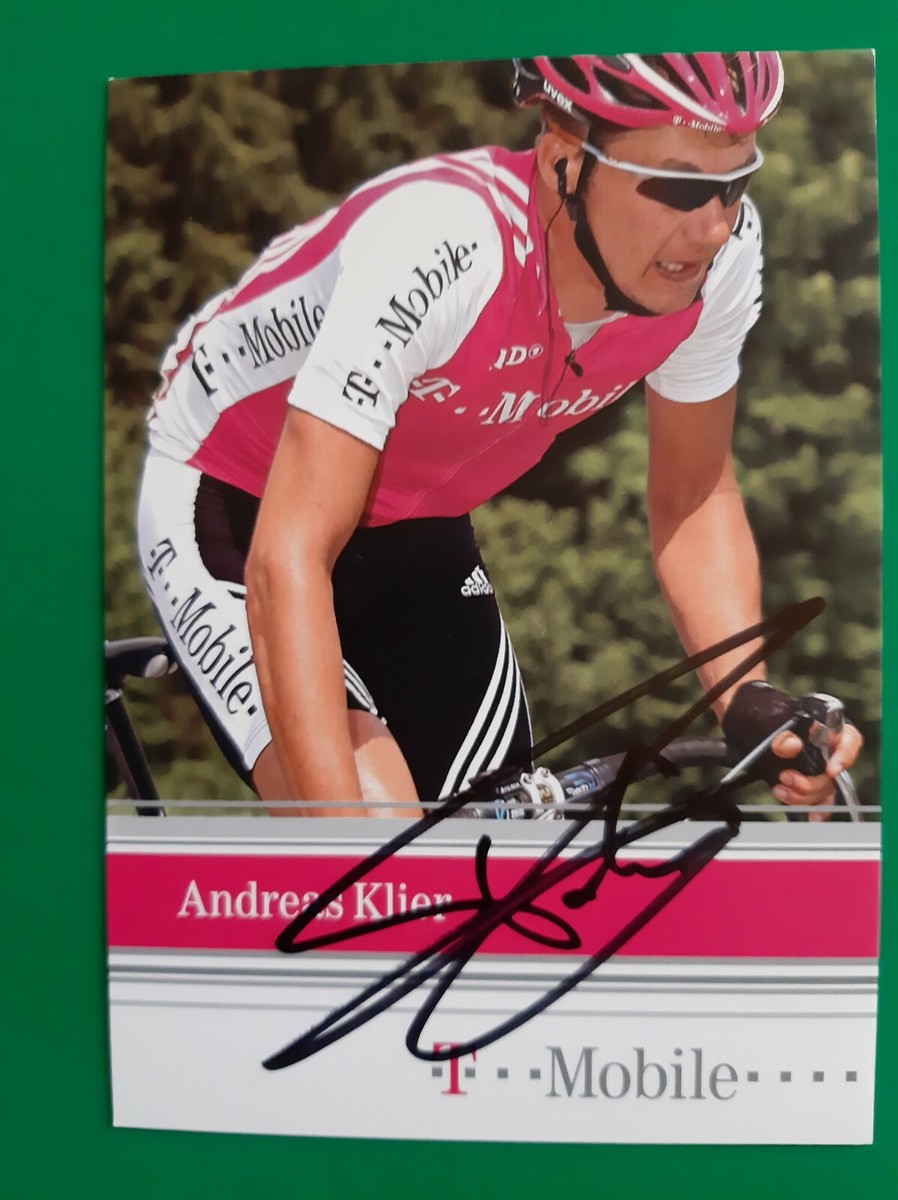 CYCLISME carte cycliste ANDREAS KLIER équipe T MOBILE 2004 signée