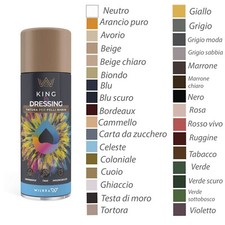 Tintura ricolorante spray 200 ml liquido Lt camoscio nabuk scarpe borse giacche