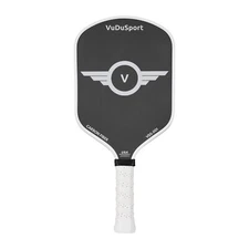 Raw Carbon Fiber Pickleball Paddle with cover - FREE SHIPPING