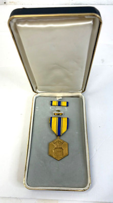 US Air Force Boxed Commendation Medal Set - Engraved & Named