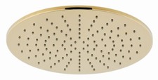 VADO INDIVIDUAL 200MM ROUND RAIN SHOWER HEAD BRIGHT GOLD IND-RO/20-BG £290rrp