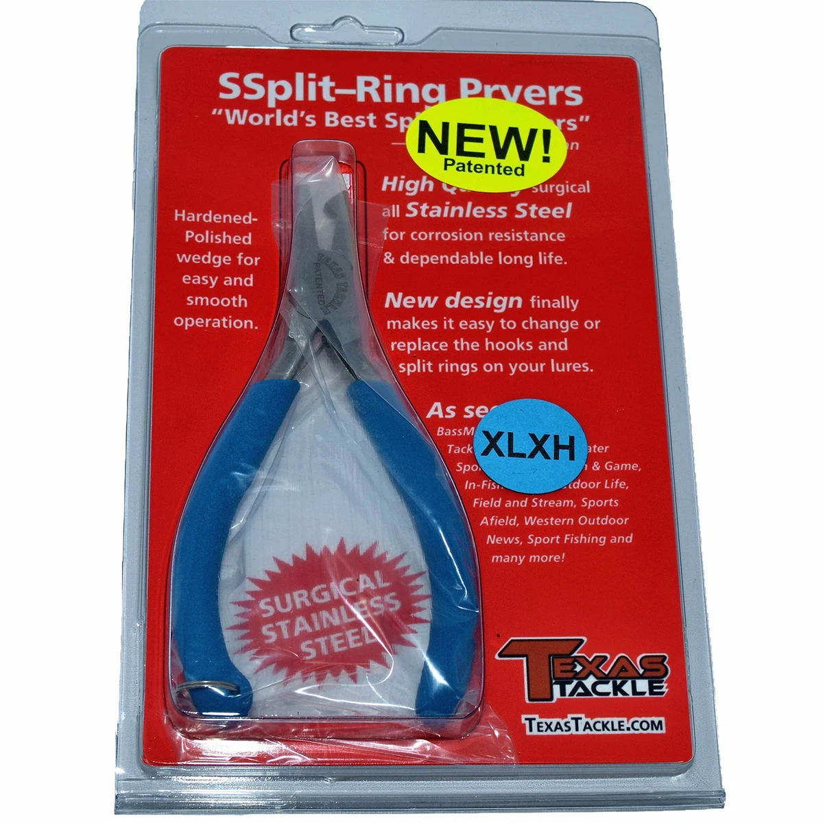 Texas Tackle Split Ring Plier Sr 5Xlhd XL HVY Duty Blue Handle