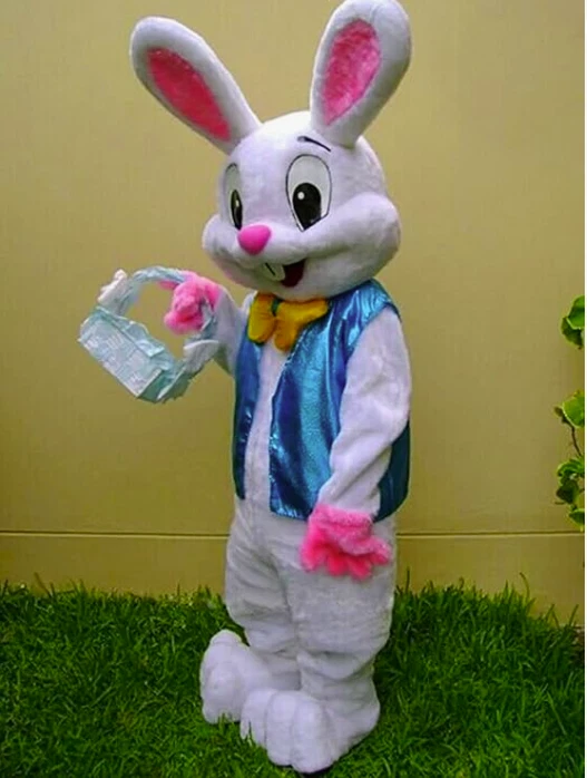 Easter Rabbit Bunny Rabbit Mascot Costume Adult Size Fancy Dress - Imagem 2 de 4