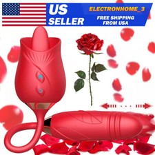 10 speed for Rose Female Anniversary Female Birthday Gift Massage Tongue Licking