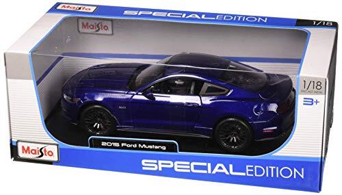 Thumbnail - 2015 Ford Mustang Gt 5.0 Blue 1/18 By Maisto 31197 By Maisto