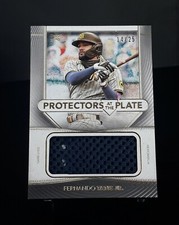 2021 Fernando Tatis Jr./25 Topps Definitive Protectors At The Plate Relic Padres