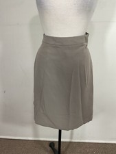 Talbots Women s Solid Gray Color Skirt Size 8