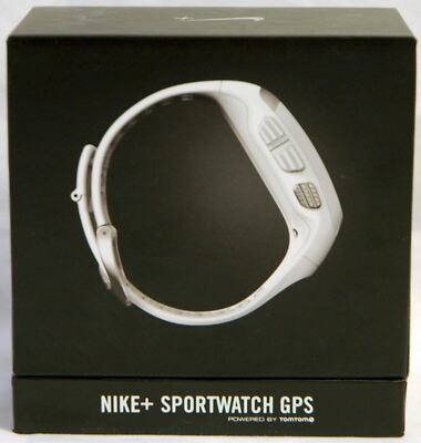 NEW Nike+ Plus GPS Sport Watch White/Silver TomTom Running workout