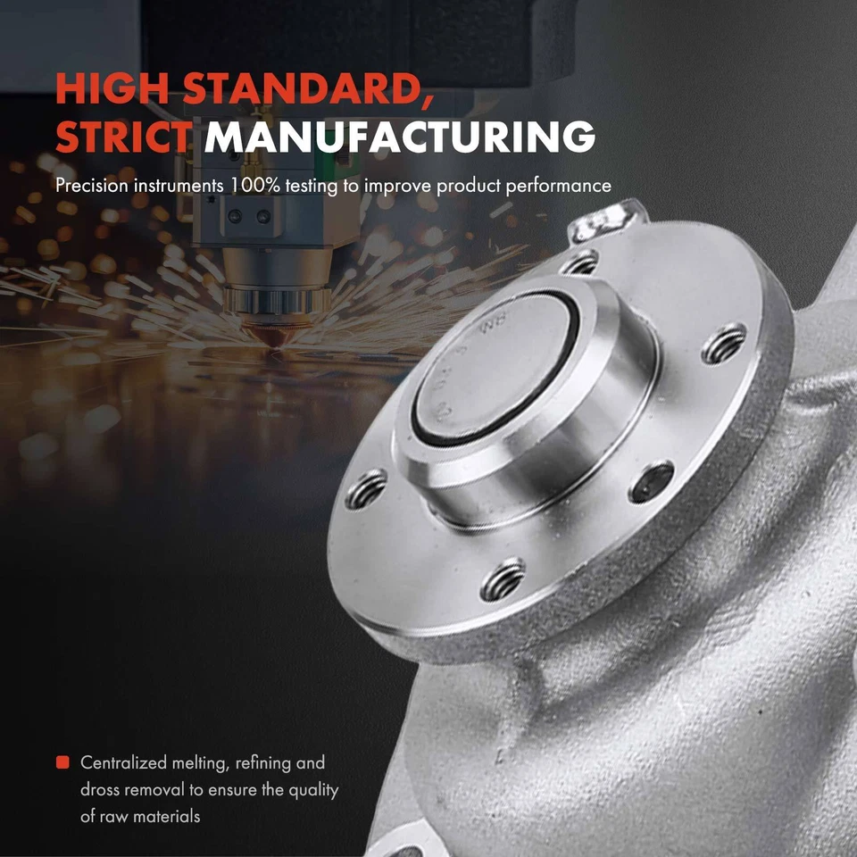 Bomba de agua del motor con junta para Mercedes-Benz 600SEC 600SEL 600SL CL600 S600 Foto 4 de 4