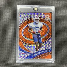2021 Panini Spectra Neon Orange Prizm #/15 Marquez Stevenson #179 Rookie RC SSP
