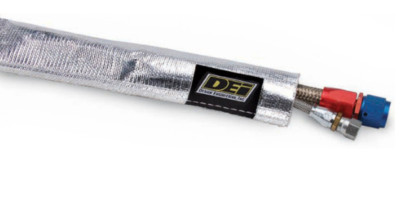 Design Engineering 10403 Heat Sheath  Aluminized Sleeving - 0.75'' x 36''