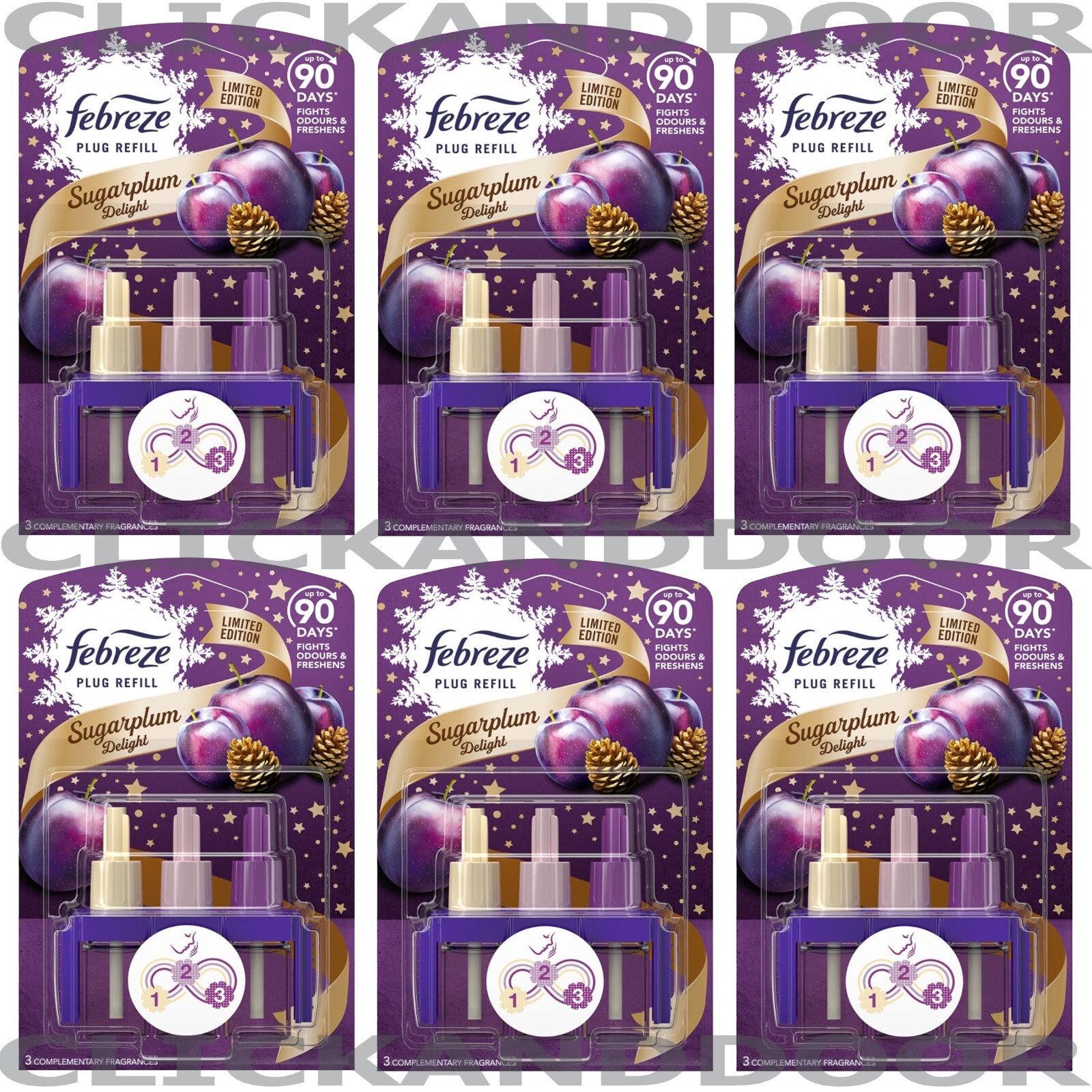 Febreze 3X 3Volution Spiced Apple Diffuseur De Parfum Avec Le Parfum De - Foto 7