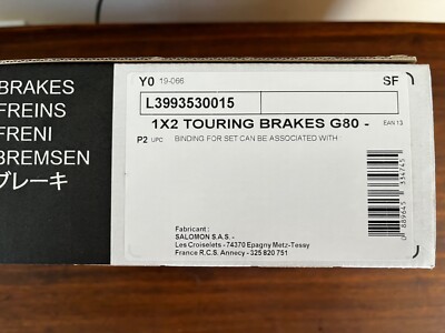 Salomon 1x2 Touring Brakes G80