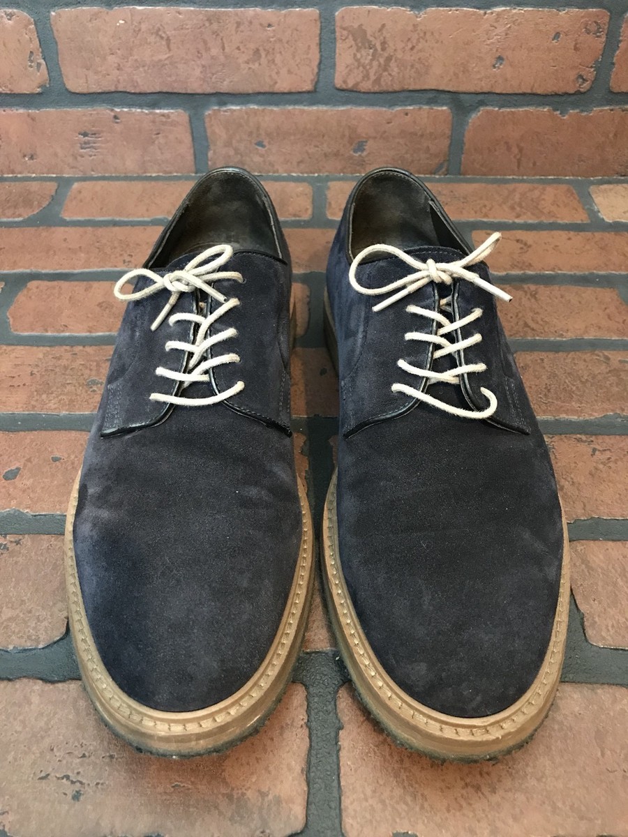 To Boot New York Oxfords Navy Blue Suede Size 8 With Rubber  display picture 2