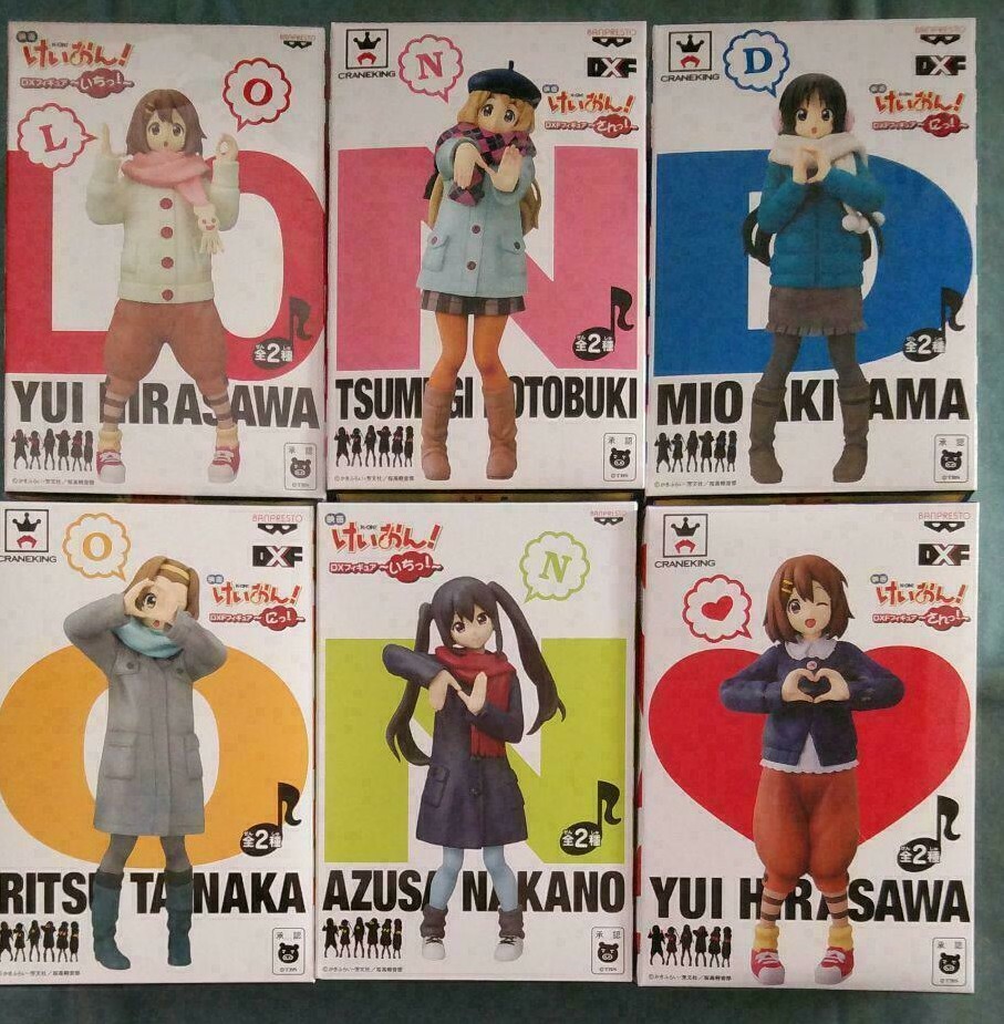 K-ON MOVIE DX Figure 6-Piece Set London MINT | eBay