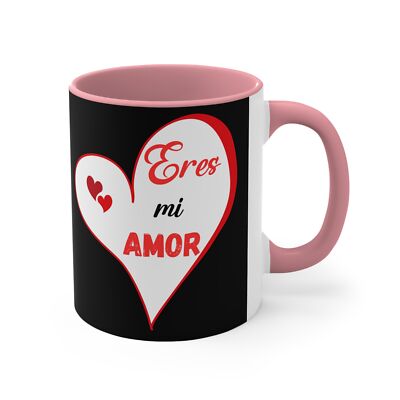 Eres Mi amor Coffee mug, 11oz, Latina Valentine, You are my amor. Latin love