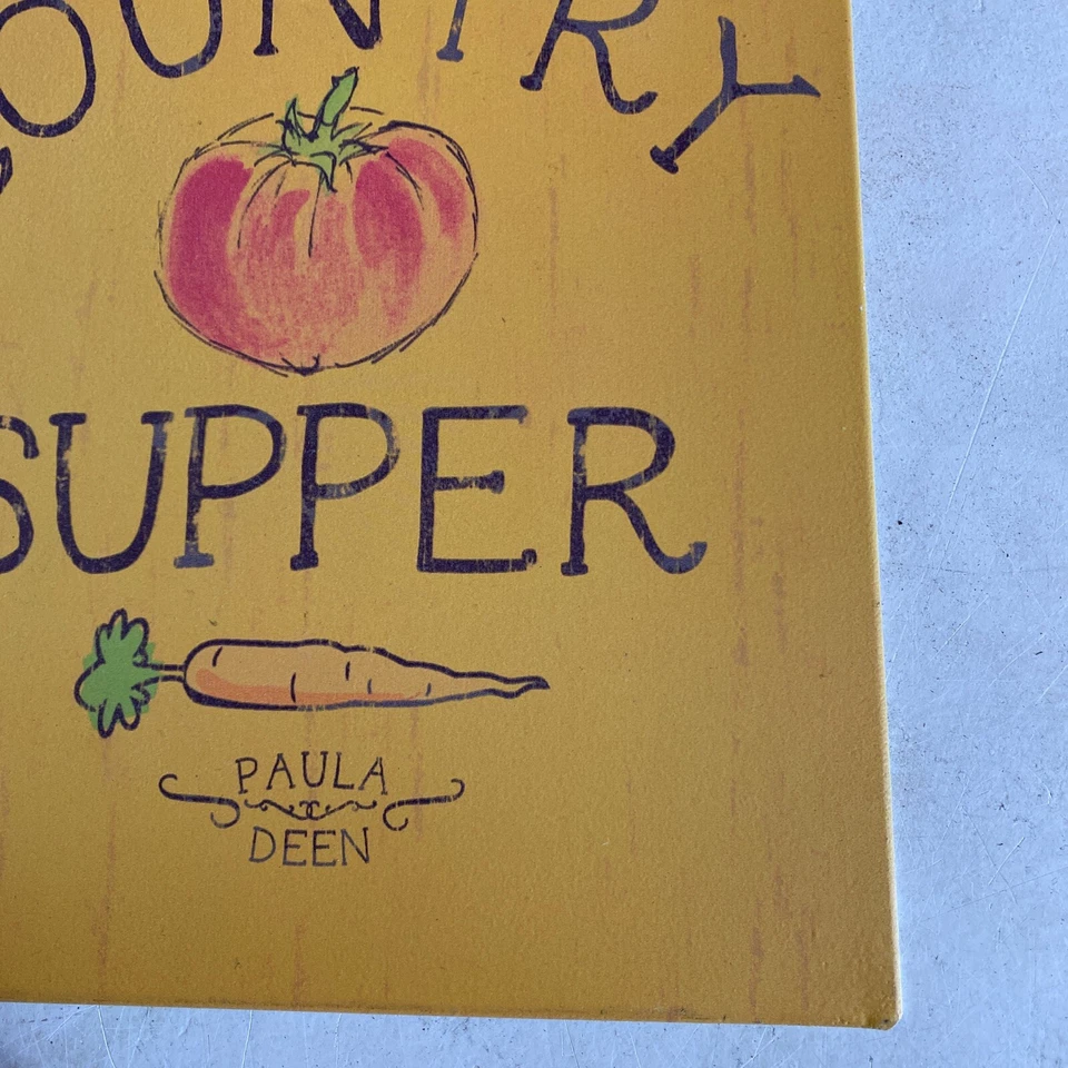 罕见 - 适合灵魂 - 乡村晚餐 - 标志 - Paula Deen — 第 4/4 张图片