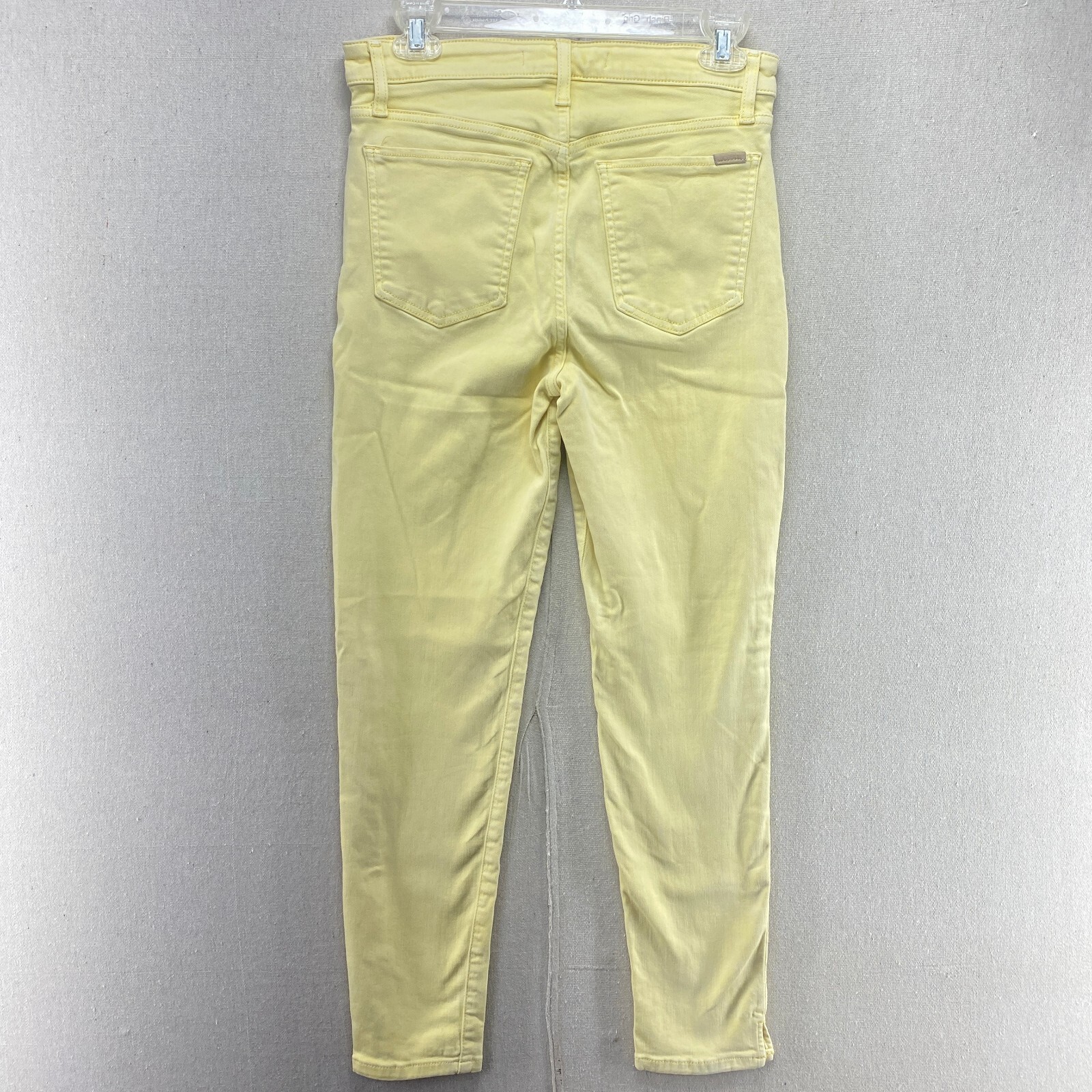 Joe's Jeans Women 28 Yellow Denim Flawless Charlie High Rise Skinny