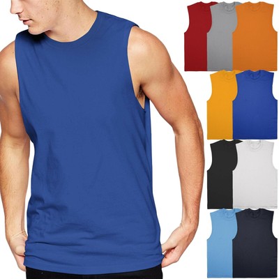 Mens TANK TOP MUSCLE Tee Basic 
