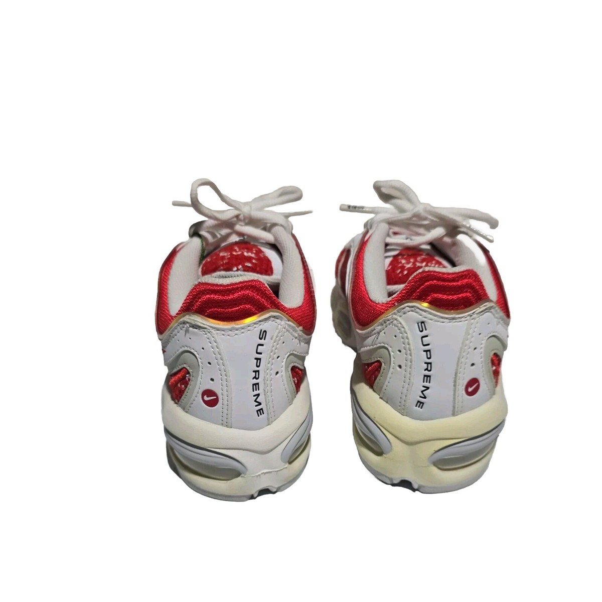 Size 8.5 - Nike Supreme x Air Max Tailwind 4 University Red