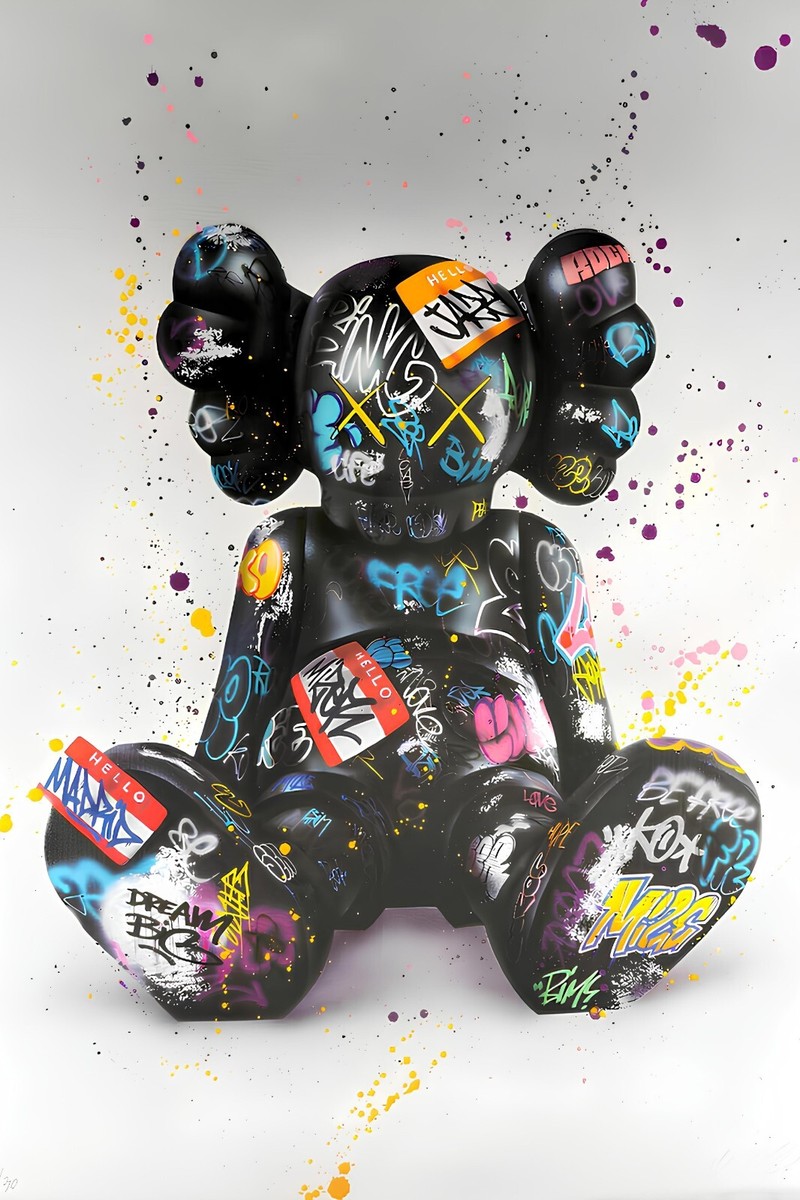 KAWS Street Art Wall Art Poster Print Gift Home Bedroom Pop