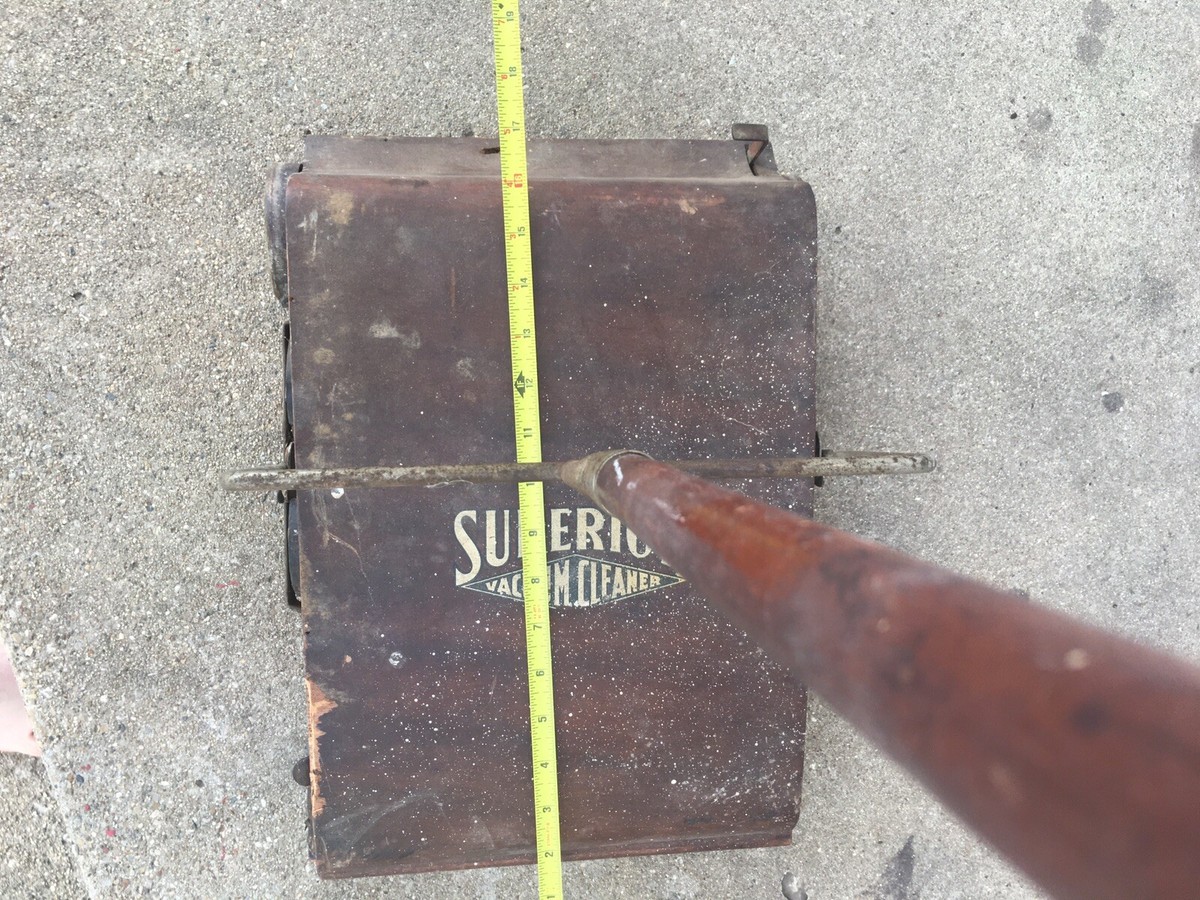 antique superior Wood vacuum cleaner Primitive Collector Decor | eBay