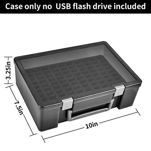 Memory Stick Storage Rack Flash Drive Case USB Memory Stick SD Card Storage Organizer- Holds ...