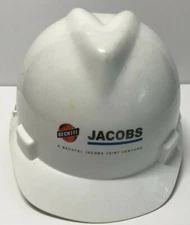 JACOBS BECHTEL Construction Engineer Site Safety Protective MSA Hard Hat Medium 