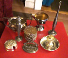 Mixed Lot Of Silver Plate & Silver Soldered Cups, Sugar Bowl & Other Pieces -
