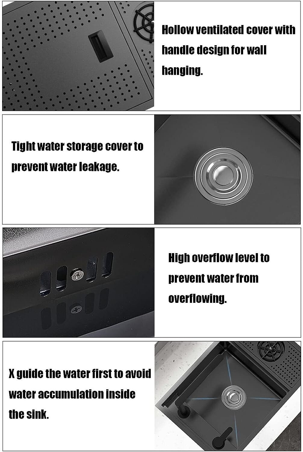 Hidden Bar/Cafe/RV/kitchen Sink w up&down Faucet &Glass Rinser Set