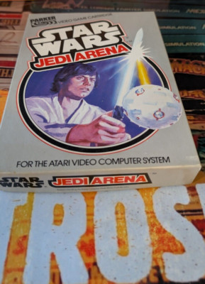STAR WARS Jedi Arena (Parker 1982) for ATARI VCS 2600 (CIB) working classic vg