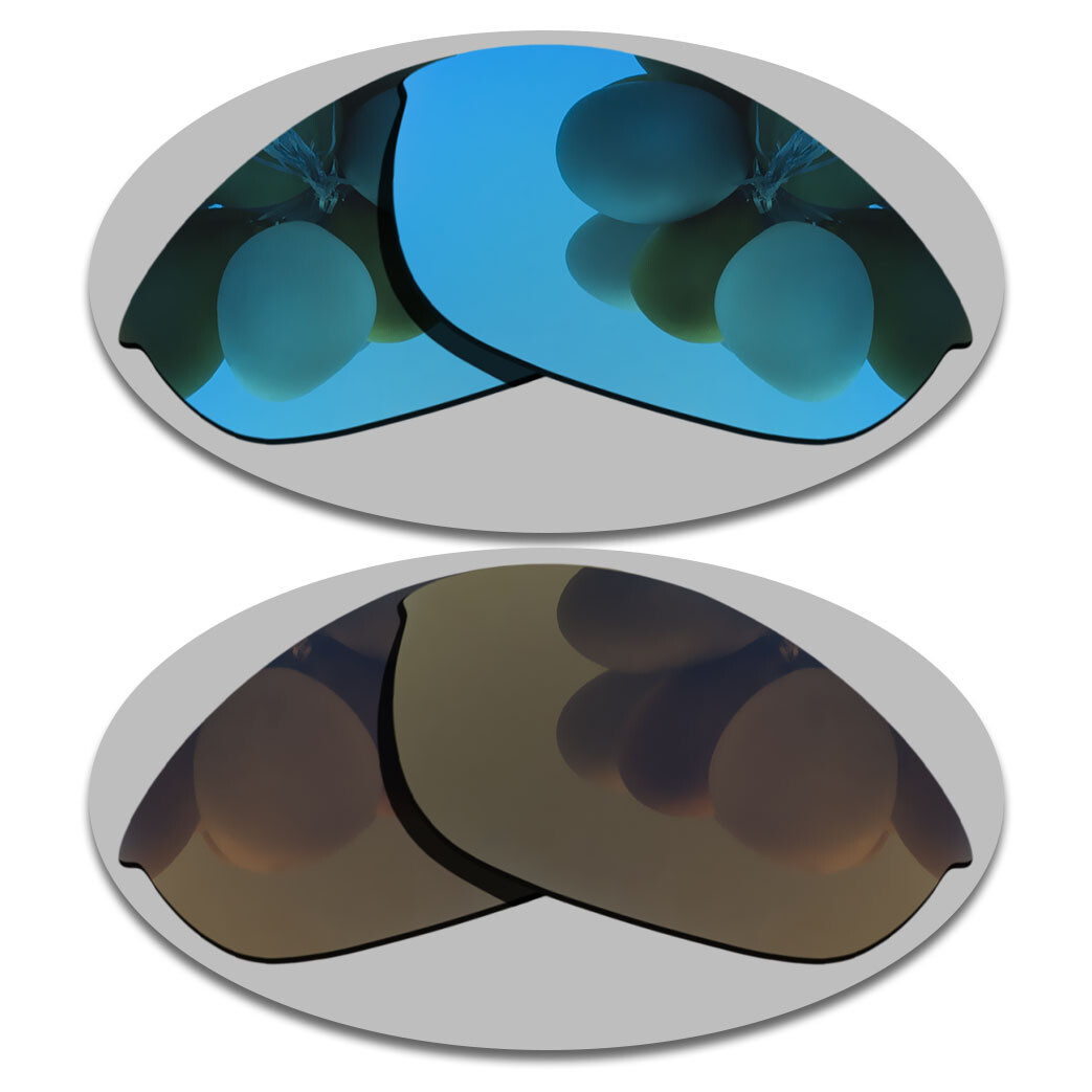 Sky Blue&Copper Lenses Replacement For-Oakley Half Jacket Polarized