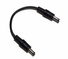 DC 12VDC 12V 9V Power Adapter Male to Male 6" patch cable