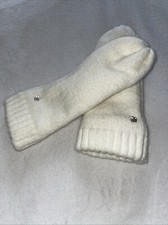 Peach white/cream mittens, very soft