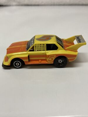 Aurora AFX BMW 320I Turbo HO Slot Car Yellow Made in Singapore | eBay