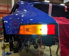 Lightweight Porsche 911 (69-88) Tail Light lamp Housing SET! LED Bulbs included