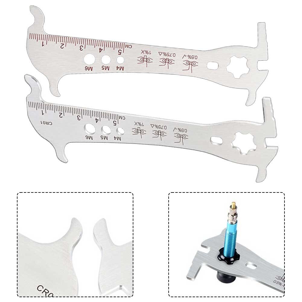 Effective Chain Wear Indicator Ruler for Extending Bike Chain Lifespan eBay