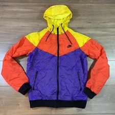 Nike Windrunner Amplify Heritage Men s Jacket CW2312-644 Multi Color Sz S Small
