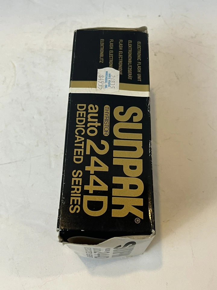 Sunpak Auto Flash 244D with Box And Paperwork Nikon TTL - Image 2 of 4