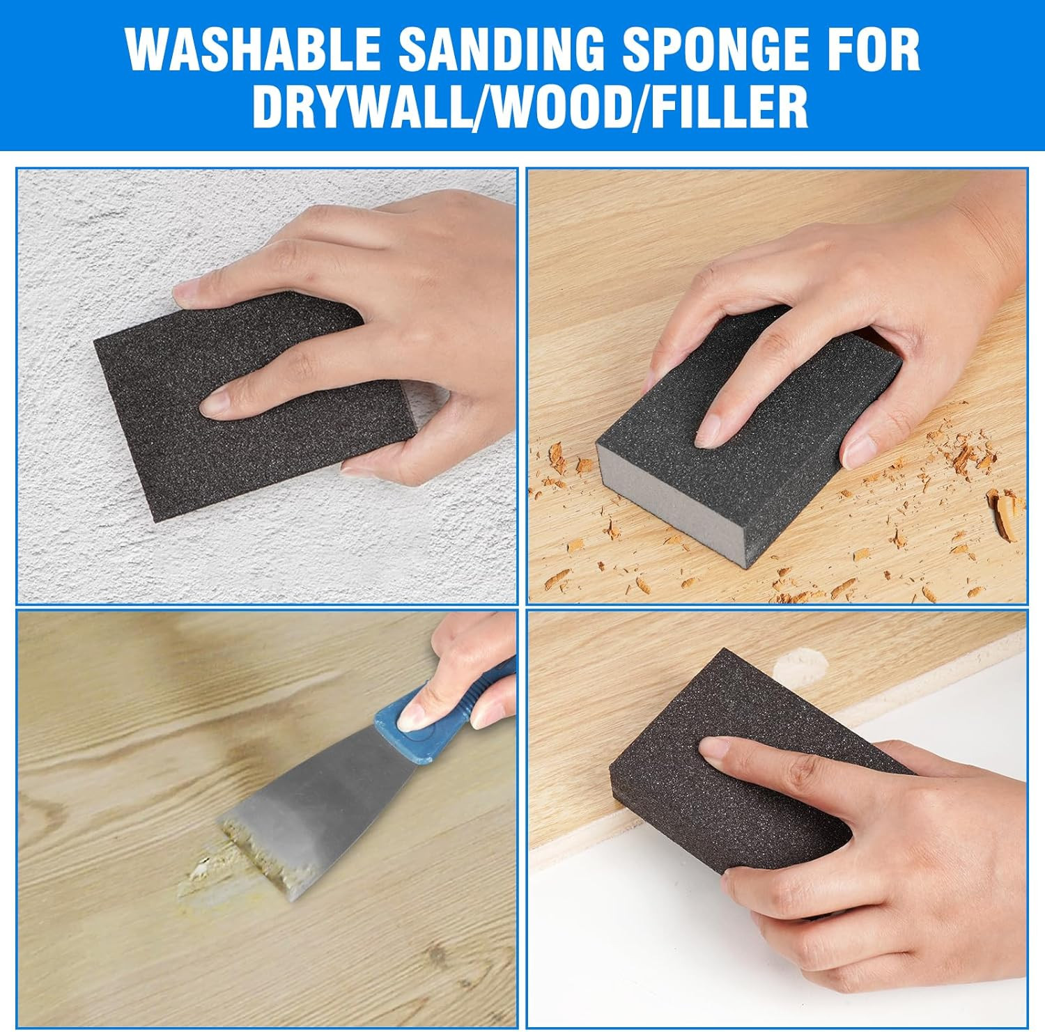 Paint Roller Kit, Paint Brushes and 4 Inch Foam Small Paint Roller Kit for Profe