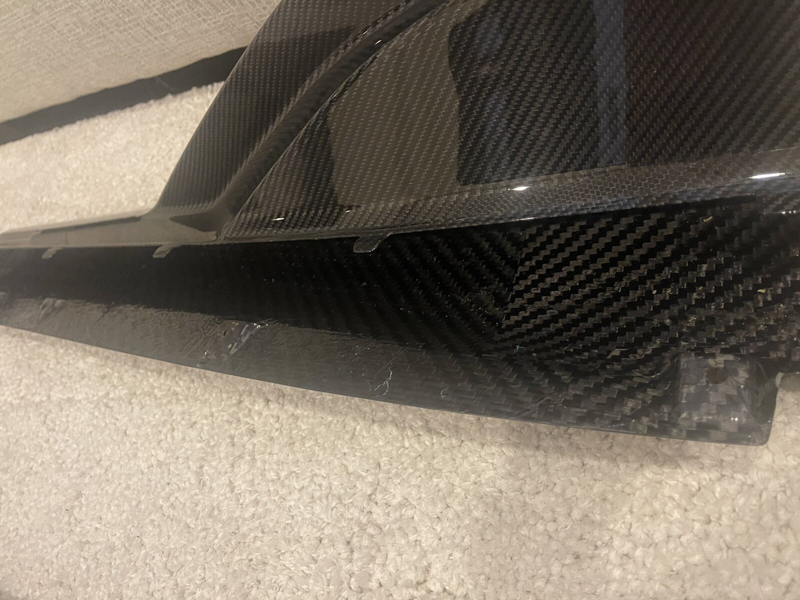 McLaren 600LT Right Rocker Panel Set Carbon Fiber OEM - Excellent Condition