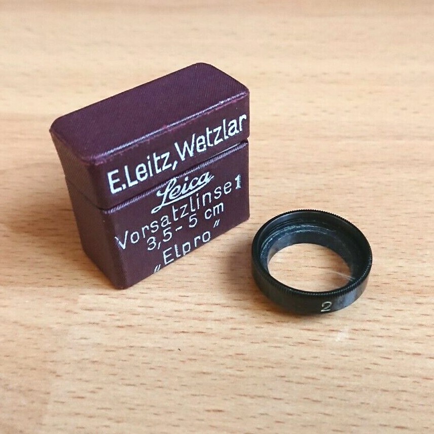 Leitz Wetzlar Elpro レンズフィルター Vintage Leitz Wetzlar Elpro 2* Lens Filter Vorsatzlinse 1 3,5-5cm