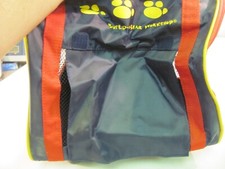 BUILD-A-BEAR Red Yellow Blue TRAVEL CARRYING CASE BAG Zipper Mesh Front