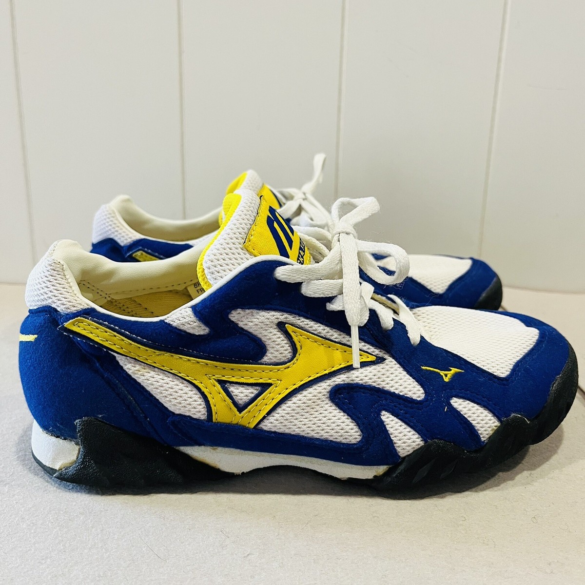 90s MIZUNO TRACK & FIELD CROSS COUNTRY SPIKES Men's Size 6 Blue