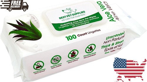 Best Pet Supplies Pet Wipes for Dogs - Dog Wipes Cleaning Deodorizing, for Coats